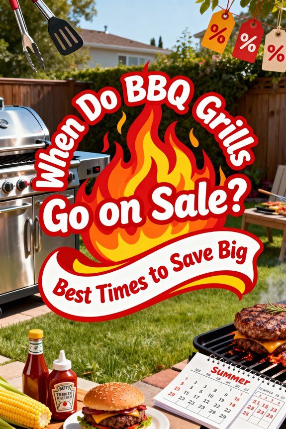 bbq grill sales timing