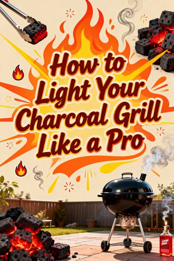 charcoal grill lighting techniques