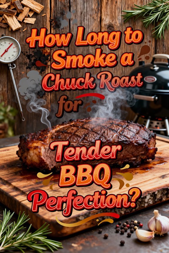 chuck roast smoking time