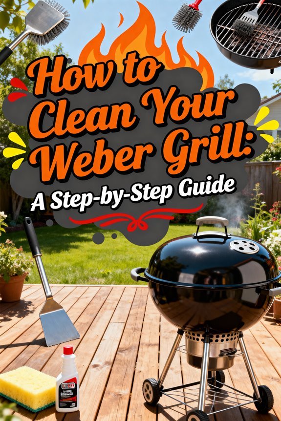 clean weber grill effectively