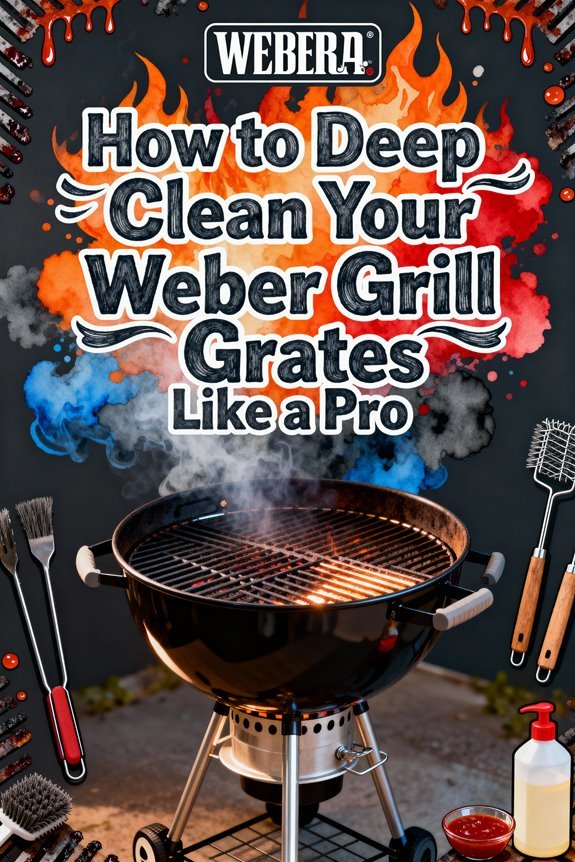 deep clean weber grill grates