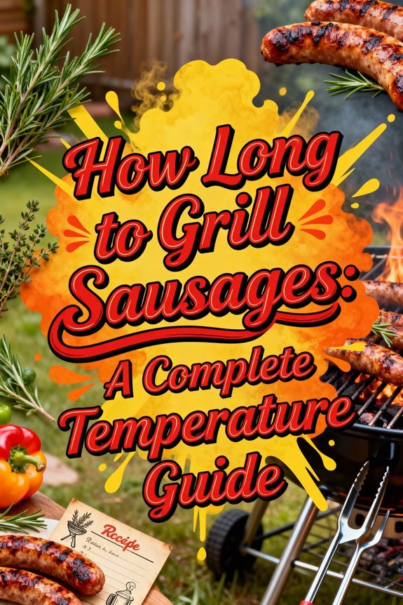 grilling sausages temperature guide