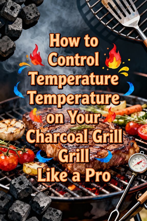 master charcoal grill temperature
