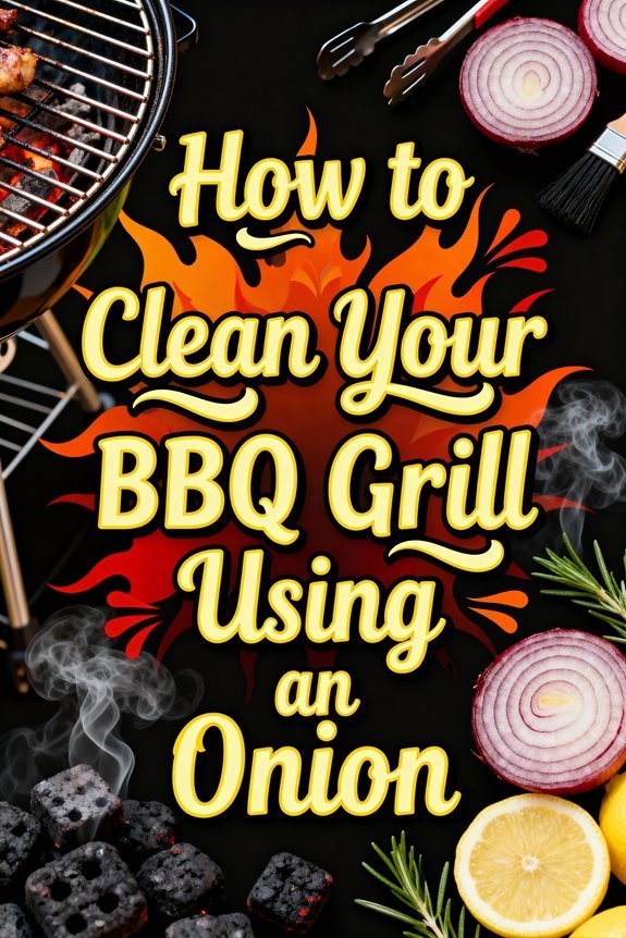 onion method for grill cleaning