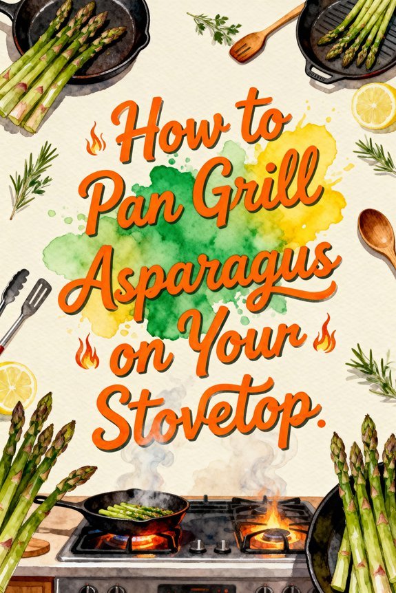 pan grill asparagus stovetop
