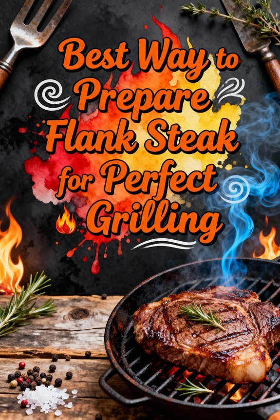 perfectly grilled flank steak