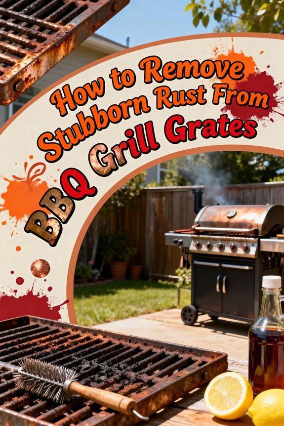 remove rust from grates