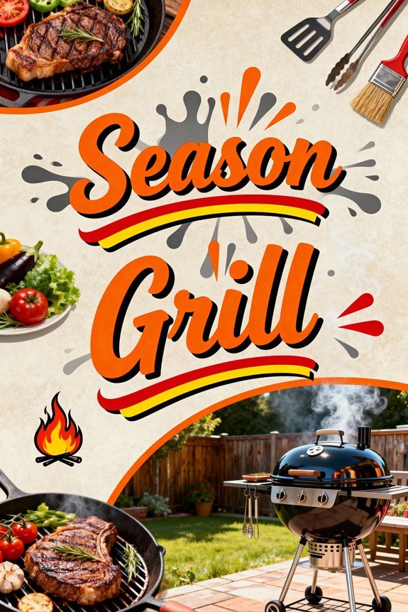 seasoning a new grill