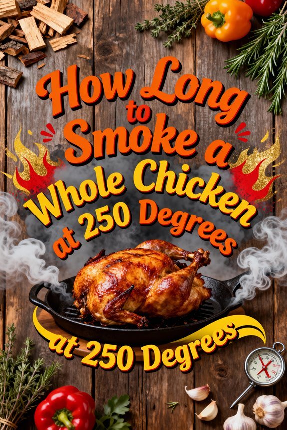 smoking chicken at 250 degrees