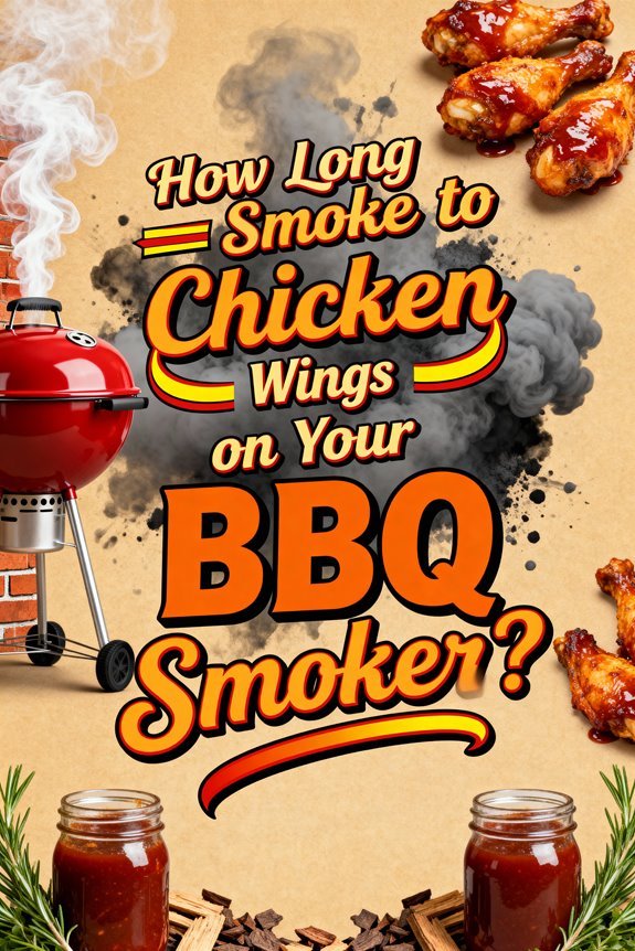 smoking chicken wings duration