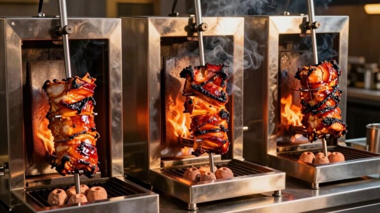 authentic tacos al pastor grills