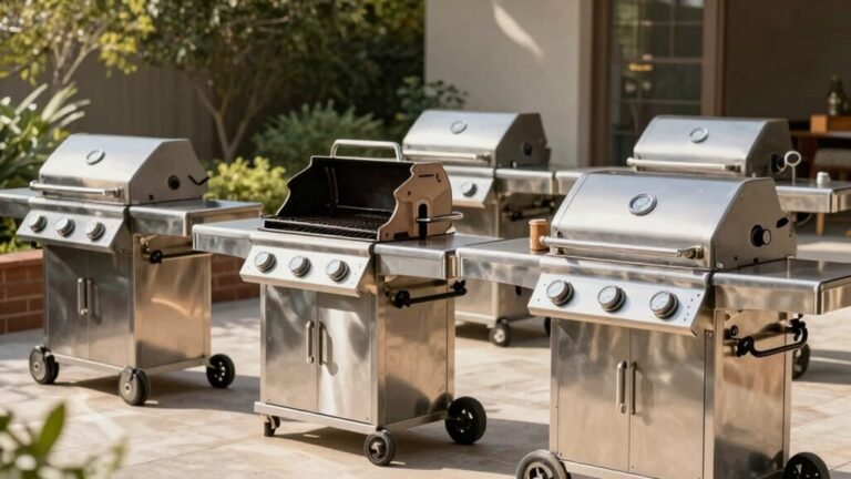 charcoal grills with tables
