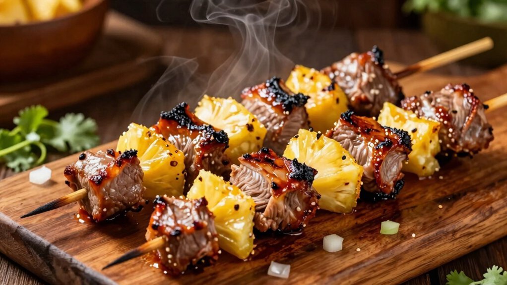 delicious al pastor skewers