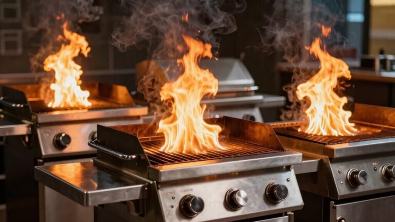 direct flame searing grills