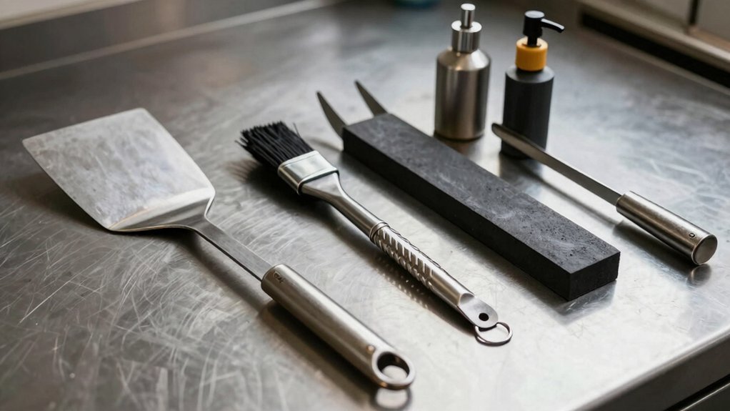 essential flat grill tools
