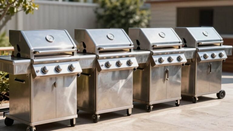 five burner grills with quality
