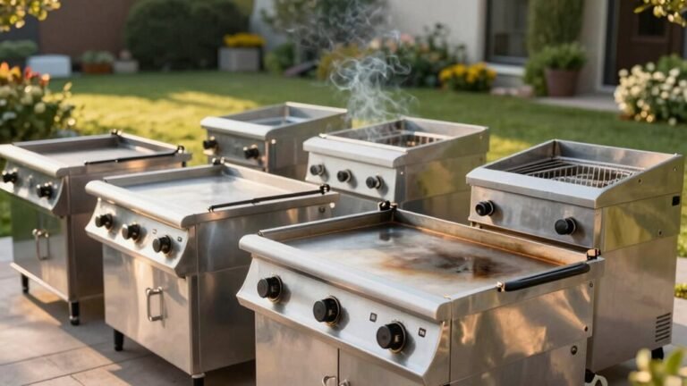 flat grills and fryers