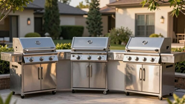 gas grills with fridges
