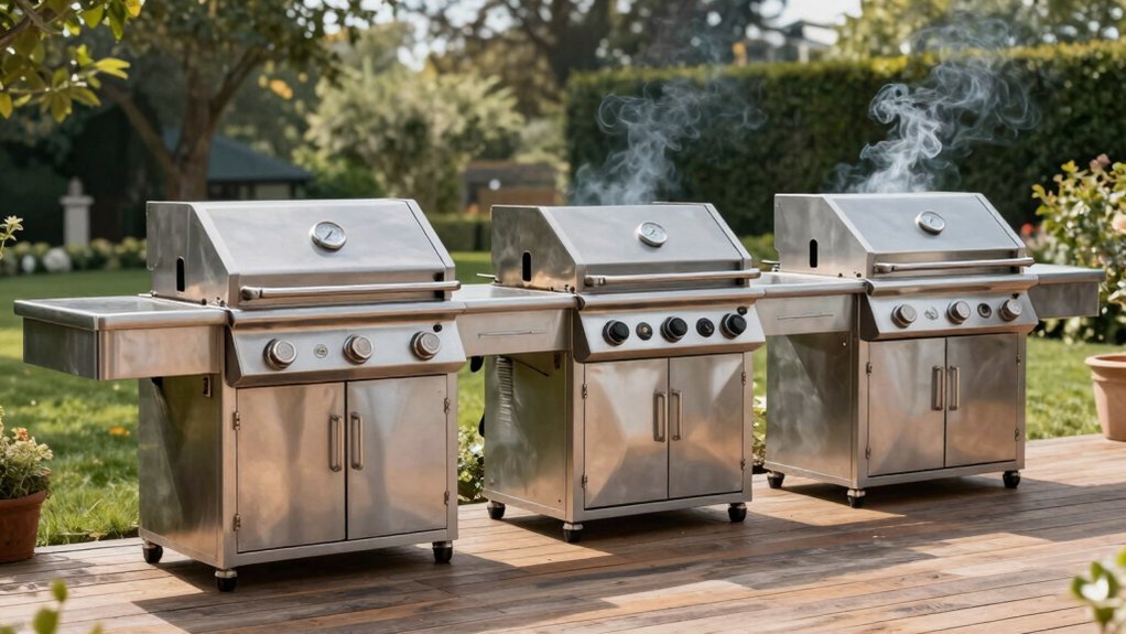gas grills with smokers
