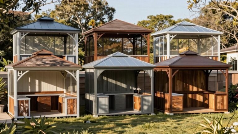 grill gazebos with storage
