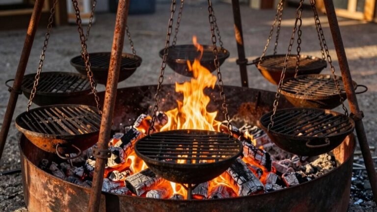 hanging grills for fire pits