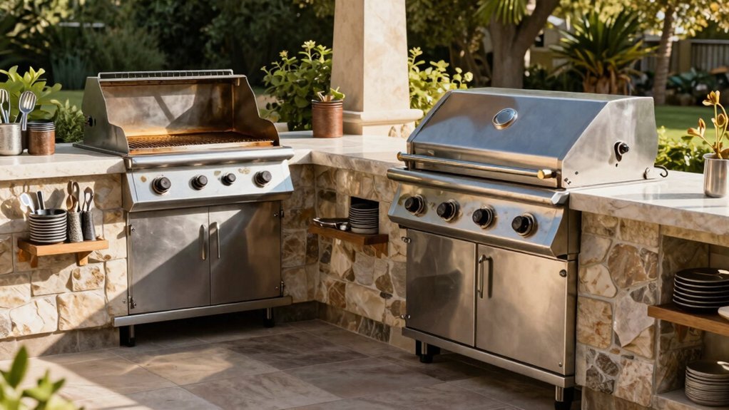 impressive outdoor griddle grills