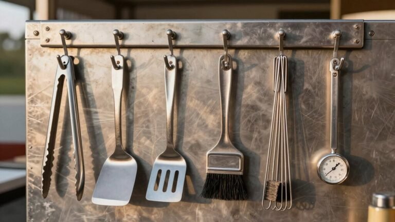 magnetic hooks for grill tools