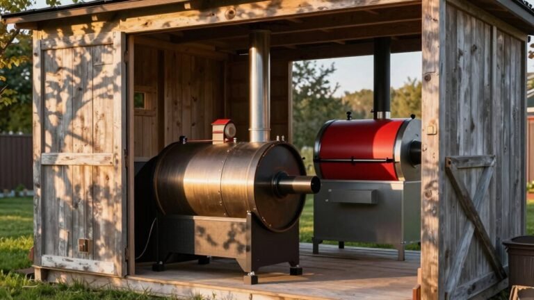 optimal offset smoker sheds