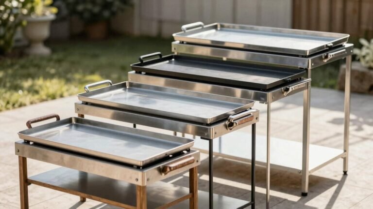 outdoor cooking grill tables