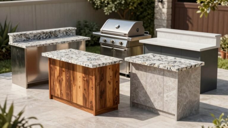 outdoor grilling counter essentials
