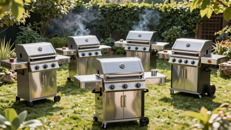 outdoor grills with burners