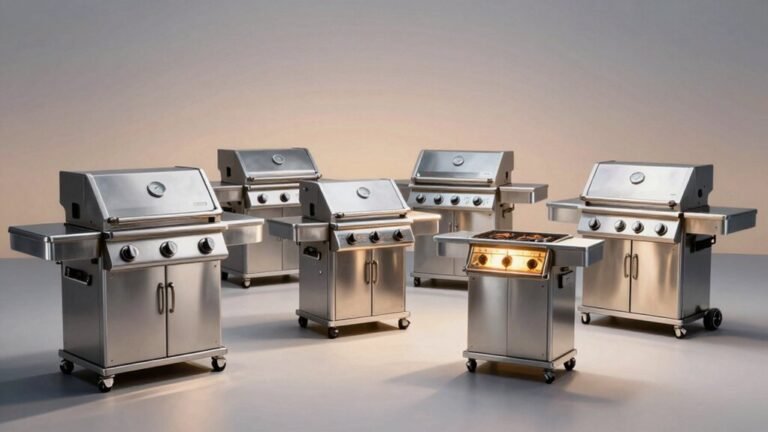 outdoor grills with sideburners