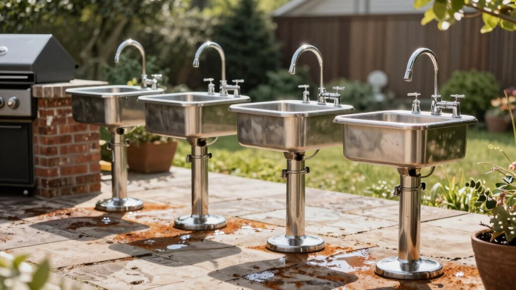 outdoor sinks for grilling