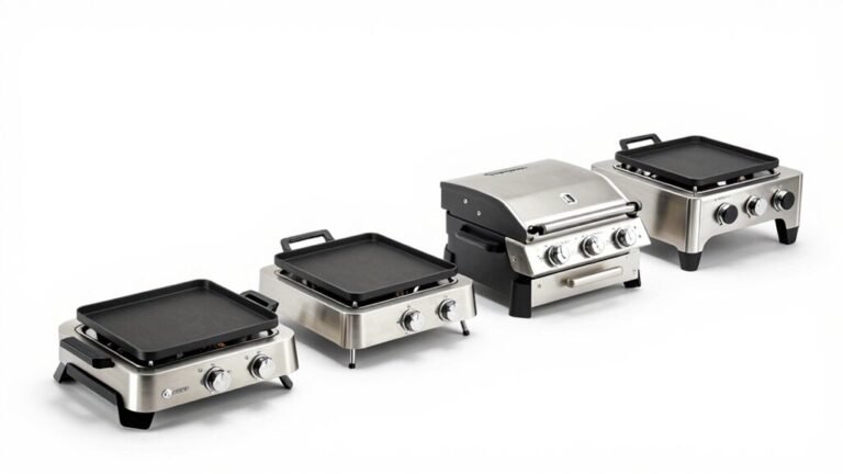 portable gas grills griddle