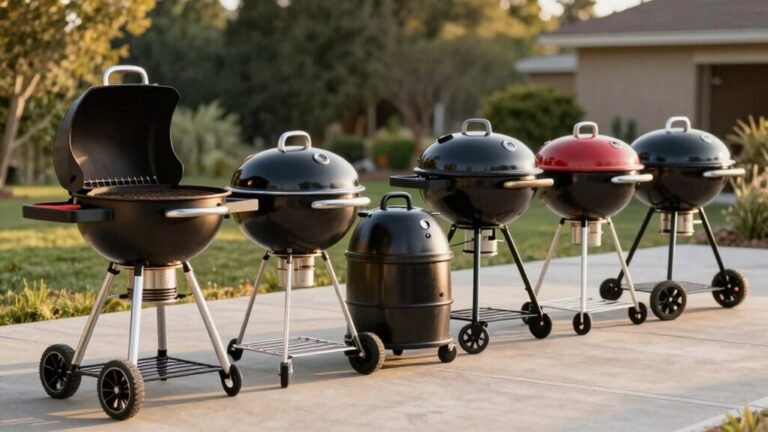 portable wheeled charcoal grills