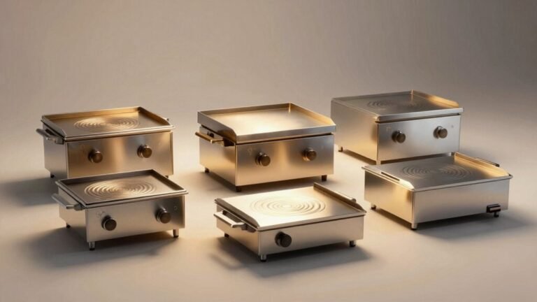 professional grade stainless steel flatgrills