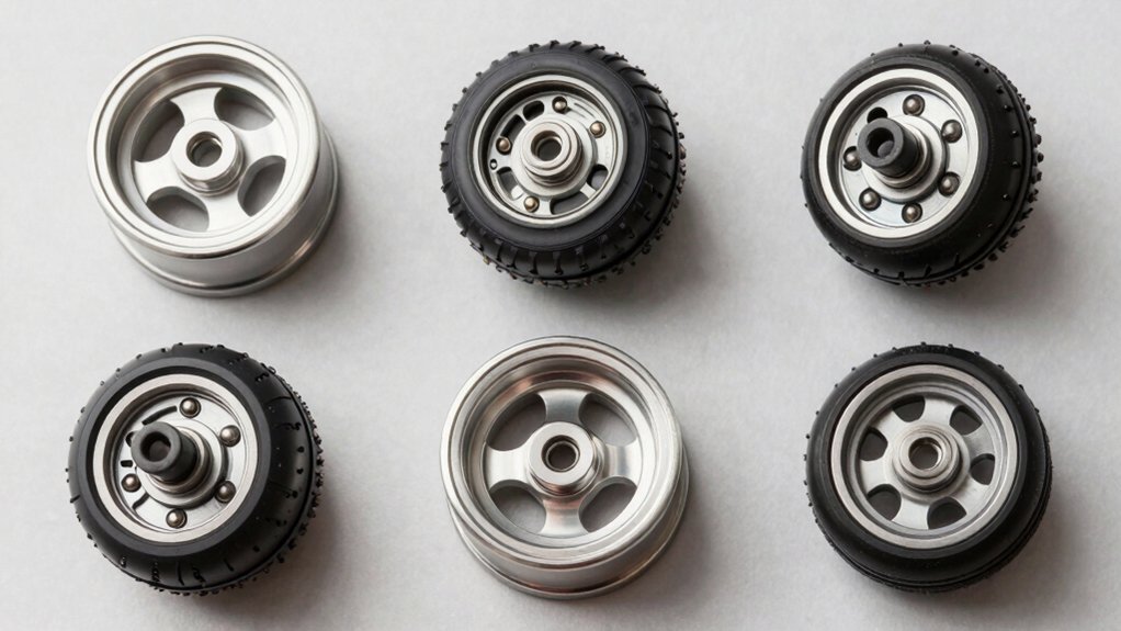 smooth rolling grill wheels