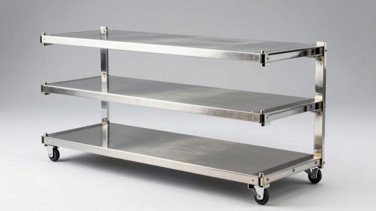 stable grill side shelves