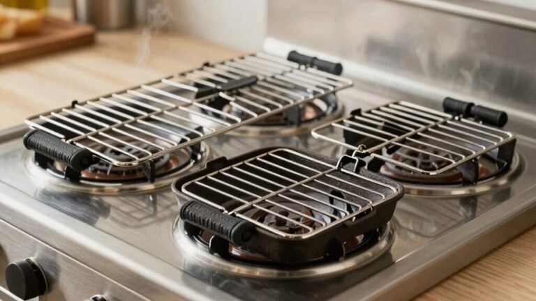 stable stovetop grilling racks