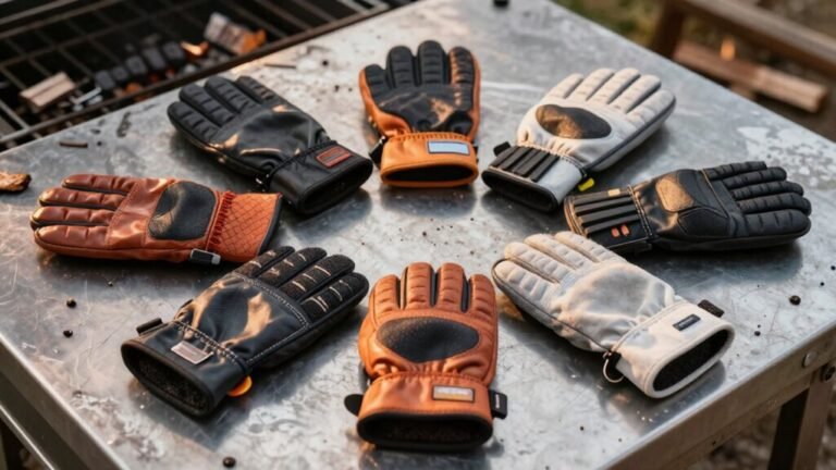 stylish and safe grill mitts