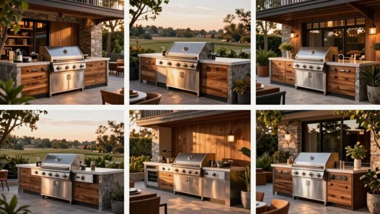 stylish outdoor cooking setups