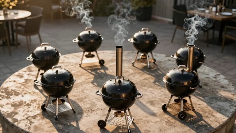 top charcoal grill smokers