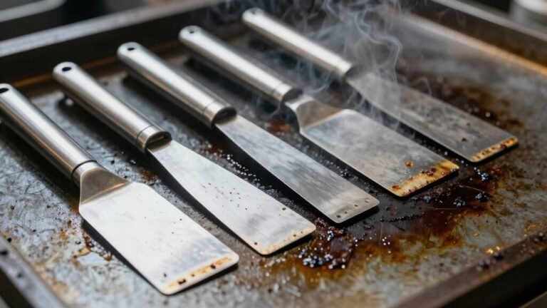 top rated flat grill scrapers