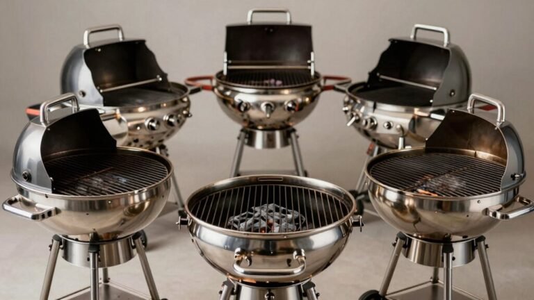 top rotating grate grills