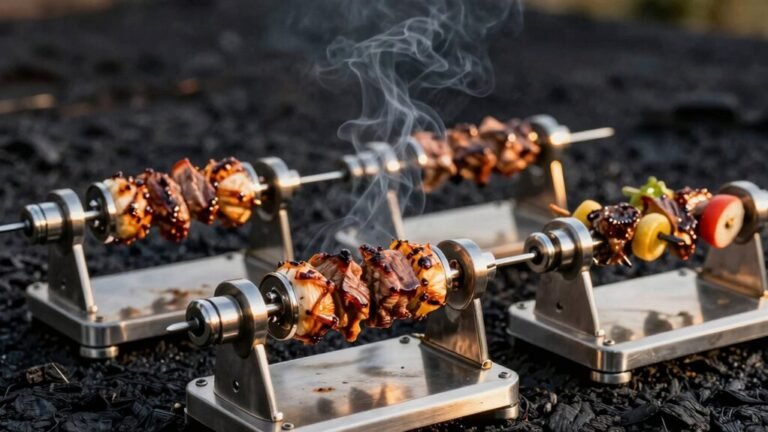top rotating skewer grills